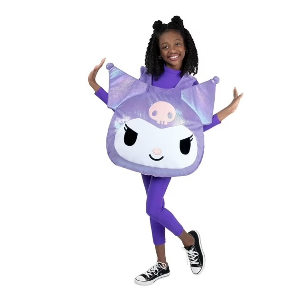 Jazwares Hello Kitty and Friends Kuromi Plush Kids Costume Purple One Size NWT